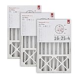 Honeywell Home 16x25x4 MERV 8, AC Furnace Air Filter, 3 PACK (CF408F1625-3PKAM) (Actual Dimensions: 15.63 x 24.75 x 4.38 in.)