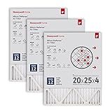 Honeywell Home 20x25x4 MERV 12, AC Furnace Air Filter, 3 PACK (CF200A1016-3PKAM) (Actual Dimensions: 18.84 x 24.75 x 4.38 in.)