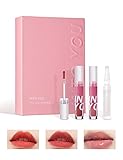 INTO YOU 3pcs Liquid Lipstick Velvet Matte Lip Gloss Lightweight Long Lasting Non Sticky Lip Glaze Waterproof Lip Tint Lip Stains Gift Set
