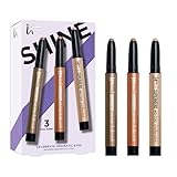 IT Cosmetics Celebrate Sparkle & Shine Waterproof Eyeshadow Stick 3-Piece Gift Set, Makeup Kit for Women Featuring Trio of Full-Size Eye Shadow