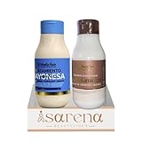 Isarena Beautyline´s Kit Tratamiento Acondicionador Multivitaminico + Mayonesa Capilar Menta hair 550ml crecimiento, hidratacion profunda cabello dañado colageno, cebolla - vegan Hair Mask Mayonnaise