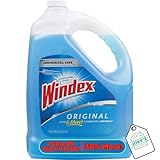 JOEY'Z 1 Gallon Glass Cleaner Refill Comptible with Windex Glass Cleaner Refill/Windex Refill 1 Gallon Original Windex Multisurface Cleaner Bundle Decal
