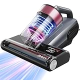 Jimmy BX8 Mattress Vacuum Cleaner with Dust Sensor, Bed Vacuum with UV & Ultrasound, Hot Wind Technology and Air Purification, 15Kpa 500W Powerful Handheld Vacuums for Dust and Pet Hair(Corded)