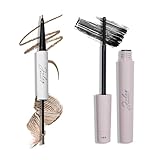 Julep Brow 101-2-in-1 Eyebrow Pencil and Tinted Brow Gel - Blonde - Waterproof - All Day Hold - Fill Define and Shape Brows + Julep With a Twist Lash Boosting Volumizing and Lengthening Mascara