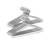 KEETDY 50 Pack Metal Hangers Coat Hangers Heavy Duty Stainless Steel Clothes Hanger for Closet Clothing Shirt Suit Pant 16.4 Inch