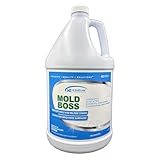 KINZUA ENVIRONMENTAL Indoor & Outdoor Mold Boss Mold & Mildew Remover Bathroom Cleaner & Mildew Stain Remover, Cleans Hard Water Stains, Soap Scum & More, Safe on Shower Tile & All Surfaces, 1 Gallon