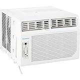 Keystone 8,000 BTU Window Air Conditioner with Dehumidifier and Supplemental Heat, 115V, Window AC for Small Rooms up to 350 Sq. Ft. with Remote Control, 3 Speeds, and Washable Filter, White