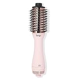 L'ANGE HAIR Le Volume 2-in-1 Titanium Blow Dryer Brush | Hot Air Brush in One with Oval Barrel | Hair Styler for Smooth, Frizz-Free Results for All Hair Types (Blush - 60 mm)