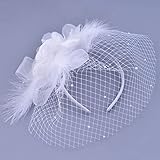 LELAMP Bridal Veils Weddung Tulle Cage Vei Bridal Birdcage Mini Blusher Veil Wedding Hair Accessory Face Veil Cocktail Hats Wedding Veil