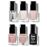 LONDONTOWN The Sophisticate Collection - Full Manicure Nail Polish Kit with Nail Hardener & Base Coat, Gel Genius Top Coat, and 3 Nail Color Shades, 0.40fl oz