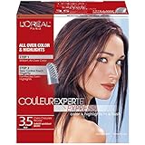 L'Oreal Paris Couleur Experte 2-Step Home Hair Color and Highlights Kit, Chocolate Mousse