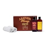 Leather Honey Complete Leather Care Kit: Cleaner, Conditioner, 2 Cloths. Non-Toxic Leather Care Made in The USA Since 1968. Restore Couches, Car Seats & Interior, Jackets, Shoes & Bags. for Any Color