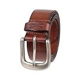 Levi's Men's Casual Leather Belt, Tan Burnish, Large (38-40)