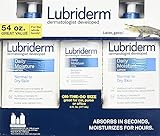 Lubriderm Dermatologist Daily Moisture Lotion for Normal to Dry Skin 3 Pack Value Pack