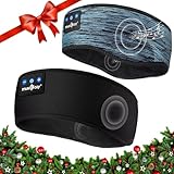 MUSICOZY Sleep Headphones Bluetooth Headband Wireless Music Headband Headphones, Earbuds IPX6 Waterproof for Side Sleepers Women Men Workout Running Insomnia Travel Yoga Cool Gadgets Unique Gift 2 Pcs