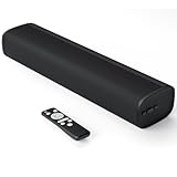 MZEIBO TV Sound Bar, Sound Bars for Smart TV Bluetooth 5.0 Soundbar 50W 17Inch Small Soundbars with ARC/Optical/AUX Connection, TV Soundbar Surround Sound Bars (Black)