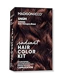 Madison Reed Radiant Hair Color Kit, Dark Cinnamon Brown for 100% Gray Coverage, Ammonia-Free, 5NGM Catania Brown, Permanent Hair Dye, Pack of 1