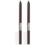 Maybelline New York Tattoostudio Waterproof, Long Wearing, Eyeliner Pencil Makeup, Bold Brown, 0.08 oz (Pack of 2)