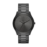 Michael Kors Slim Runway Three-Hand Black Stainless Steel Men's Watch (Model: MK8507)