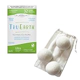 MightyNest Laundry Set | Tru Earth Laundry Detergent Eco Strips | Wool Dryer Balls | Concentrated | Waterless | Plastic Free | Sustainable | Gentle | Sensitive Skin | Hypoallergenic | Prevents Waste