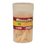 Milescraft 5434#0 Hardwood Biscuits (1000 pack) – For use in Wood Joining, Woodworking, and Crafting. Works with Standard Biscuit Joiners. – Size #0