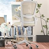 Mimoglad Drafting Chair, Tall Office Chair with Adjustable Lumbar Support, Ergonomic Standing Desk Chair, Mesh Computer Chair for Drawing Work