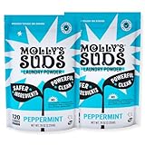 Molly's Suds Original Laundry Detergent Powder | Clean Laundry Detergent Powder for Sensitive Skin | Simple, Effective Ingredients, Stain Fighting | 240 Load (Peppermint)