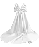 Mouccy White Wedding Capes with Bow Sleeves 2023 Cathedral Length Train for Bride 2M Cloak Wraps Bridal Accessories