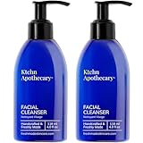 Natural Purifying Facial Cleanser | NonDrying Cream-to-Foam Face Wash | High-Performing yet Gentle | Reveal Softer, Smoother, Glowing Skin | Handcrafted in Small Batches | Pack of 2 ($55 Value)