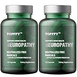 Neuropathy Nutritional Blend for Nerve Discomfort Relief, with 600mg Alpha Lipoic Acid -Benfotiamine, Maximum Strength Natural Nerve Vitamins,Suitable for Feet, Hands, Fingers, Legs Toe
