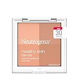 Neutrogena Healthy Skin Blends Powder Blush Makeup Palette, Illuminating Pigmented Blush with Vitamin C & Botanical Conditioners for Blendable, Buildable Application, 30 Sunkissed,.3 oz