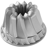 Nordic Ware Kugelhopf Bundt Cake Pan, 9 x 9 x 5.125, Gray