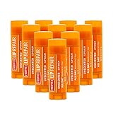 O'Keeffe's Unscented Lip Repair Lip Balm for Dry, Cracked Lips, Stick, (Pack of 10)