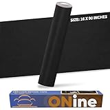 ONine Leather Repair Patch，Leather Repair Tape, 16 x 90 inches Leather Repair Patch for Furniture,Vinyl Repair Kit，Leather Couch Patch，for Sofas, Furniture, Car Seats, Office Chairs(Black)