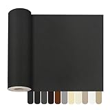 OcePor Self Adhesive Leather Repair Patch, 36 x 90 inch Leather Repair Tape, Leather Patches for Furniture, Vinyl Leather Repair Kit for Couches, Boat Seats, Furniture, Cars(Black)