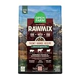 Open Farm RawMix Grain-Free Front Range Recipe for Dogs, Includes Kibble, Bone Broth, and Freeze Dried Raw, Inspired by The Wild, Humanely Raised Protein and Non-GMO Fruits and Veggies, 3.5 lb