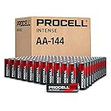 PROCELL Intense AA High-Performance Alkaline Batteries (144 Pack), 10-Year Shelf Life, Bulk Value Pack for High Power Professional Devices