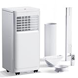 PUKAMI 8000 BTU Portable Air Conditioners,Portable AC Cools up to 350 Sq.Ft,Room Air Conditioner with Remote Control,Dehumidifier & 3-in-1 Floor Standing Air Conditioner 24Hrs Timer
