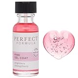 Perfect Formula Pink Gel Coat - Nail Strengthener and Pink Nail Polish, Strengthening Nail Polish for Women, Extra Strong Nail Hardener, Keratin Nail Treatment for Damaged Nails
