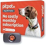 PitPat GPS Tracker for Dogs - No Subscription Fees - Suitable for All Dogs and Fits All Collars - Smart Activity Tracker, Satellite Tracking with Unlimited Range - 100% Waterproof Pet Tracker (Black)