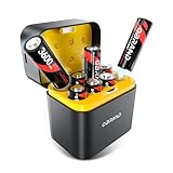 QBrand Rechargeable AA Batteries Lithium with Charger, 8 Pack 1.5V 3600mWh Double A Batteries Rechargeable, Long Lasting AA Li-ion Battery with Integrated Charging Storage Box - 8 Pack AA Battery
