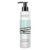 REDKEN Hydrating Curl Cream | 72-Hour Curl Defining Styling Cream | Heat Protection | Formulated with Squalane & Jojoba Oil | For Curly and Coily Hair | Silicone-Free | Paraben-Free