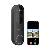 REOLINK Battery Doorbell Camera, 2K Security Video Doorbell Camera, 150°x150° View, 2.4/5 GHz WiFi, Battery or Wired Powered, Two-Way Talk, Person/Vehicle/Package (Chime not Included)