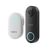 REOLINK Doorbell WiFi Camera - Wired 2K Outdoor Video Doorbell, 5G&2.4G WiFi Security Camera System, Smart Detection Local Storage No Subscription Front Door Camera Home Security, Customized Chime V2