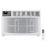 ROVSUN 8000 BTU Air Conditioner Window Unit with Heat, 4-in-1 Window AC Unit Cooler, Heater, Dehumidifier & Fan with Timer, Remote Control & Installation Kit for Rooms up to 350 Sq. Ft, 115V/60Hz