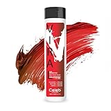 Red Hair Color Depositing Colorwash, Red Viral Shampoo for Brunettes and Brown Hair + Bondfix Bond Rebuilder, Semi Permanent Hair Color, Vegan Hair Dye by Celeb Luxury