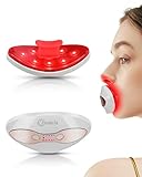 Red Light Device, FERNIDA 2 in 1 Lip and Eye Care Tool with Heated for Anti-Aging, Smooth Lip Wrinkles, Lip Plumper and Reduce Dark Circles, 4 Levels Heating Temps, White