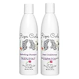 Rizos Curls Wash Day Bundle, Hydrating Shampoo & Deep Conditioner Bundle, Gently Cleanse and Hydrate Curly Hair, Moisturize Scalp & Hair, Clean & Natural Ingredients for all Hair Types 1a - 4c