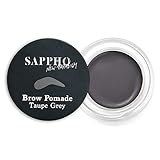 SAPPHO New Paradigm - Organic Brow Pomade | Clean, Vegan, Cruelty-Free Makeup (Taupe Grey)