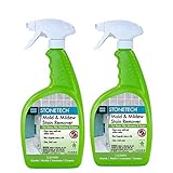 STONETECH Mold & Mildew Stain Remover, Cleaner for Natural Stone, 24-Ounce (.710L) Spray Bottle, 2-pack